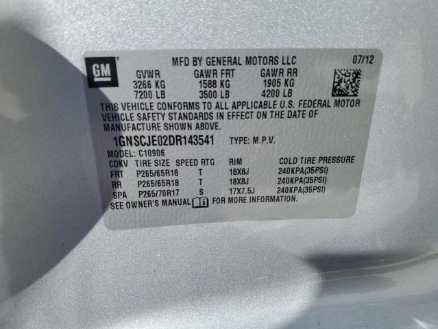 Photo 14 from auction – 2013 CHEVROLET SUBURBAN C with VIN 1GNSCJE02DR143541