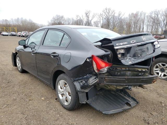 Photo 2 from auction – 2013 HONDA CIVIC LX with VIN 2HGFB2F59DH600800