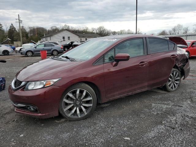 HONDA CIVIC EXL 2015 with VIN 2HGFB2F91FH513091 - Photo from auction
