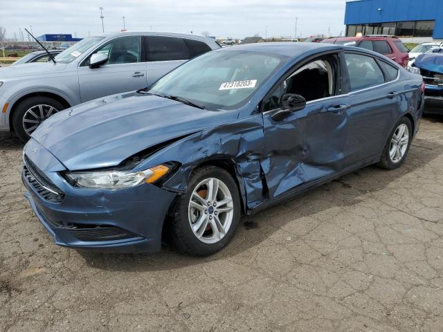 FORD FUSION SE 2018 with VIN 3FA6P0HD9JR158258 - Photo from auction