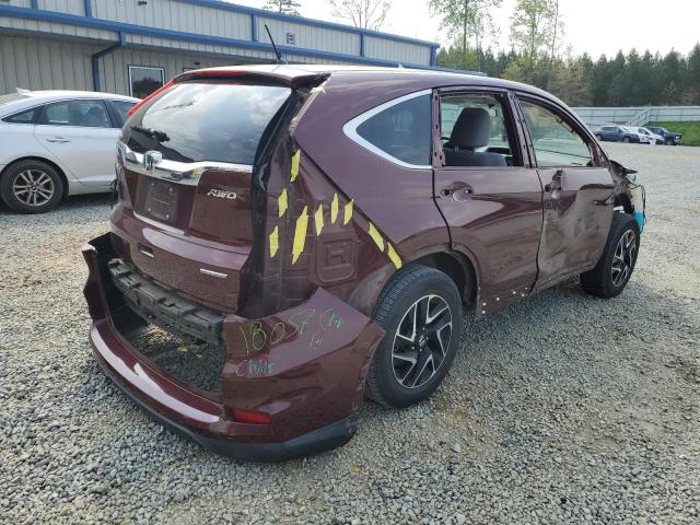 Photo 3 from auction – 2016 HONDA CR-V SE with VIN 2HKRM4H42GH679406