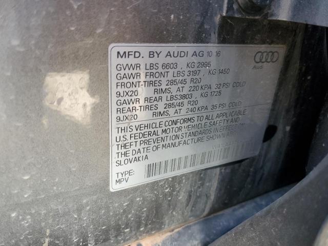 Photo 14 from auction – 2017 AUDI Q7 PREMIUM with VIN WA1LAAF78HD032181