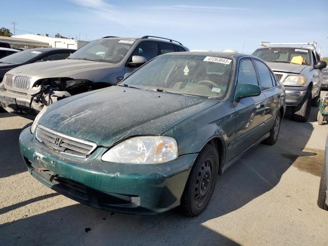 HONDA CIVIC EX 2000 with VIN JHMEJ8645YS003406 - Photo from auction