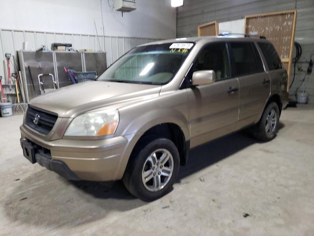 HONDA PILOT EXL 2005 with VIN 5FNYF18555B064373 - Photo from auction