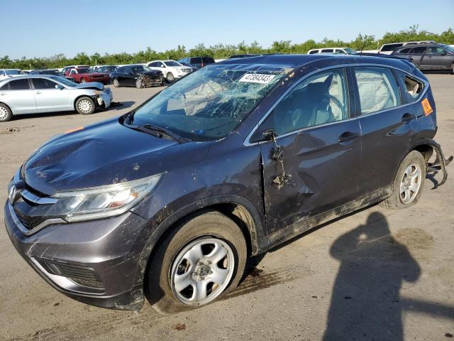 HONDA CR-V LX 2016 with VIN 3CZRM3H33GG703961 - Photo from auction