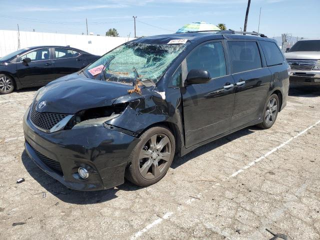 TOYOTA SIENNA SE 2017 with VIN 5TDXZ3DC8HS778663 - Photo from auction