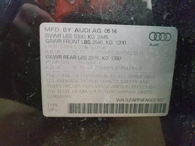 Photo 14 from auction – 2015 AUDI Q5 PREMIUM with VIN WA1LFAFP9FA002302