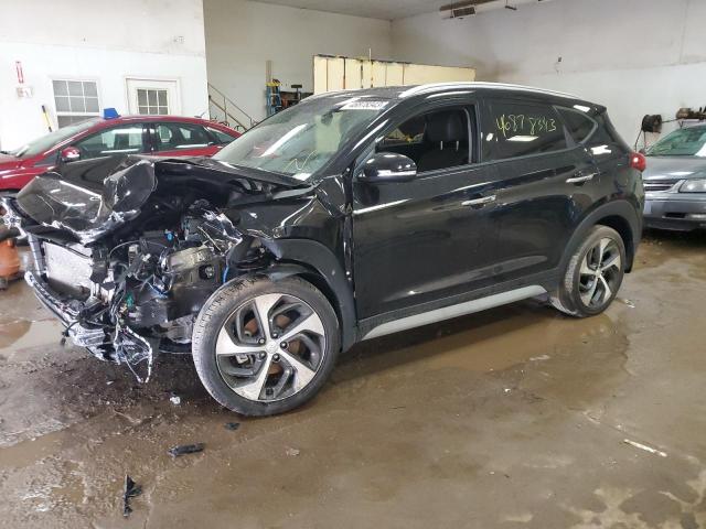 HYUNDAI TUCSON VAL 2018 with VIN KM8J3CA29JU706337 - Photo from auction