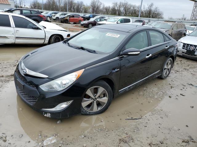 HYUNDAI SONATA HYB 2011 مع رقم تعريف المركبة KMHEC4A40BA010655 - صورة من المزاد