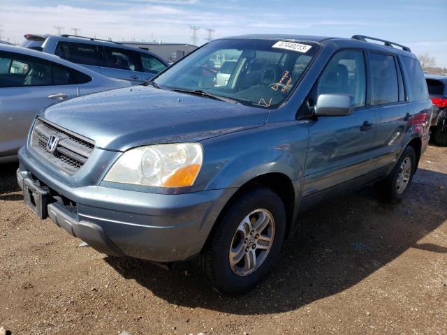 HONDA PILOT EXL 2005 with VIN 2HKYF18595H537600 - Photo from auction