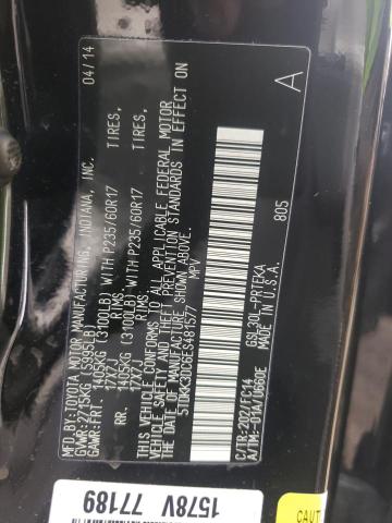 Photo 14 from auction – 2014 TOYOTA SIENNA LE with VIN 5TDKK3DC6ES481577