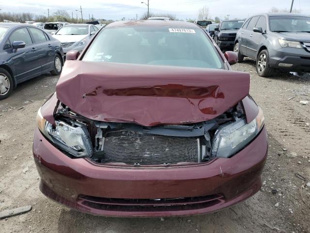 Photo 5 from auction – 2012 HONDA CIVIC LX with VIN 2HGFB2F51CH612907