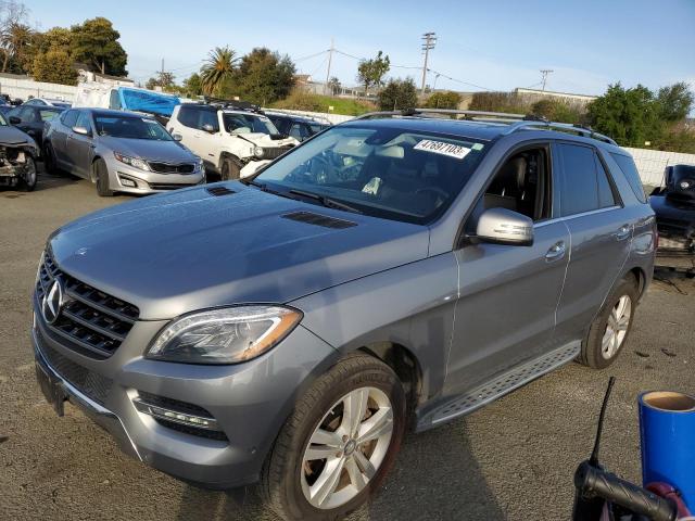 MERCEDES-BENZ ML 350 BLU 2014 with VIN 4JGDA2EB2EA335004 - Photo from auction