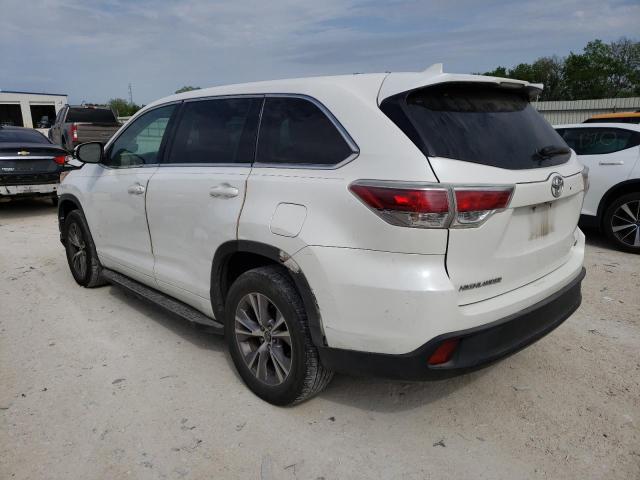 Photo 2 from auction – 2016 TOYOTA HIGHLANDER with VIN 5TDZKRFH9GS163952
