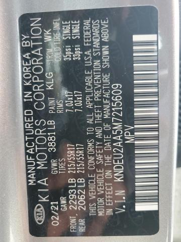 Photo 14 from auction – 2021 KIA SELTOS S with VIN KNDEU2AA5M7215609