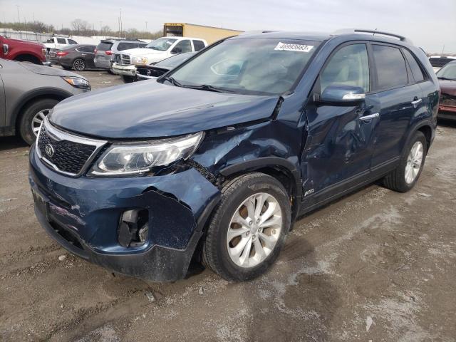 KIA SORENTO EX 2015 with VIN 5XYKUDA7XFG552401 - Photo from auction