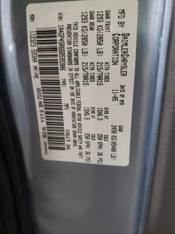 Photo 14 from auction – 2006 CHRYSLER TOWN & COU with VIN 1A4GP45R66B595906