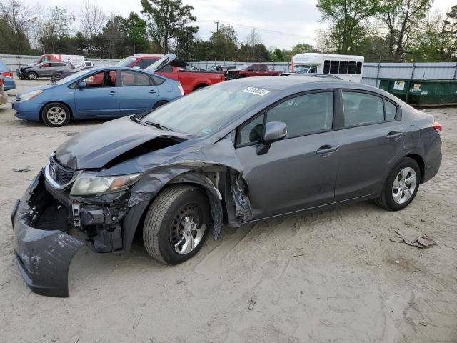 Photo 1 from auction – 2013 HONDA CIVIC LX with VIN 19XFB2F58DE222740