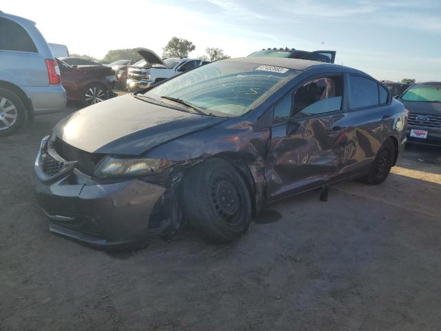 HONDA CIVIC LX 2014 with VIN 19XFB2E59EE077629 - Photo from auction