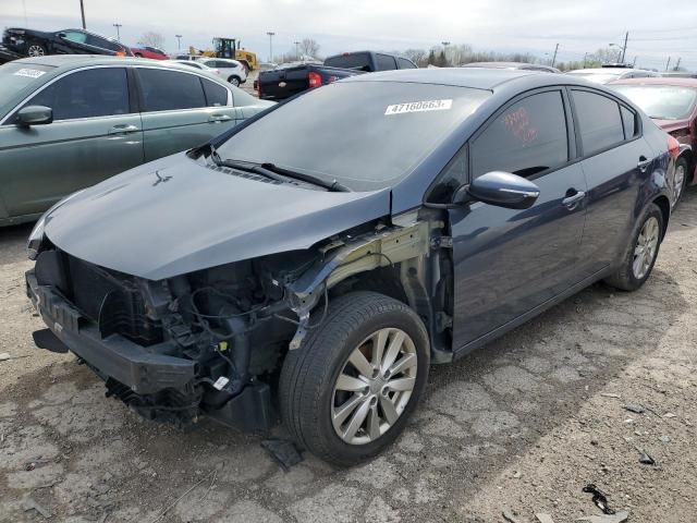 KIA FORTE LX 2014 with VIN KNAFX4A67E5114973 - Photo from auction