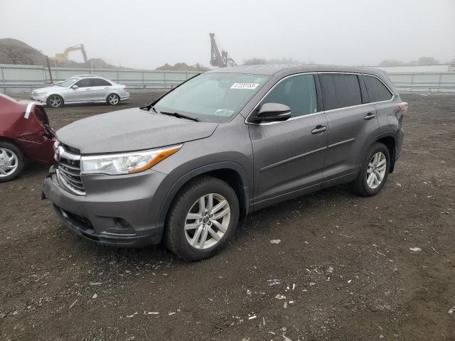 TOYOTA HIGHLANDER 2016 with VIN 5TDBKRFH6GS293625 - Photo from auction