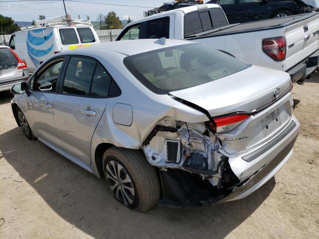 Photo 2 from auction – 2022 TOYOTA COROLLA LE with VIN JTDEAMDE4N3011024