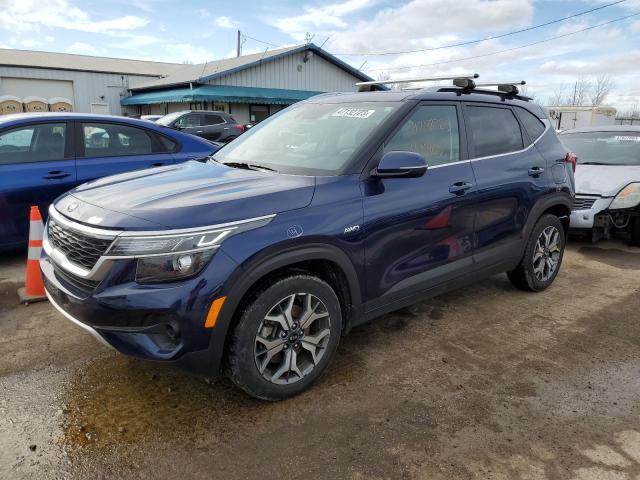 KIA SELTOS EX 2021 with VIN KNDERCAA2M7155750 - Photo from auction