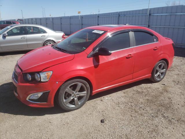 CHEVROLET SONIC RS 2015 with VIN 1G1JG5SB6F4141905 - Photo from auction