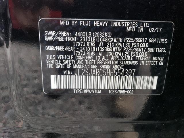 Photo 14 from auction – 2017 SUBARU FORESTER 2 with VIN JF2SJARC5HH554397