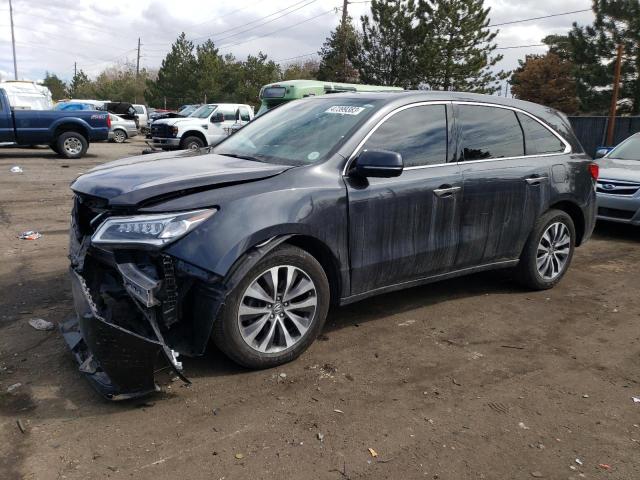 ACURA MDX TECHNO 2016 with VIN 5FRYD4H47GB015725 - Photo from auction