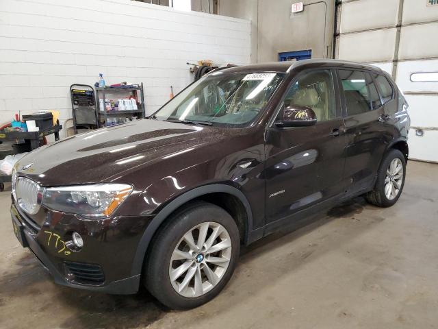 BMW X3 XDRIVE2 2015 with VIN 5UXWX9C53F0D48306 - Photo from auction