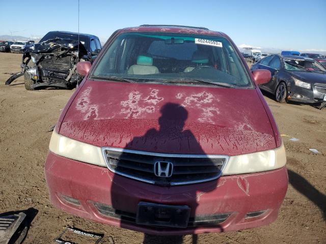 Photo 5 from auction – 2002 HONDA ODYSSEY EX with VIN 2HKRL18082H509204