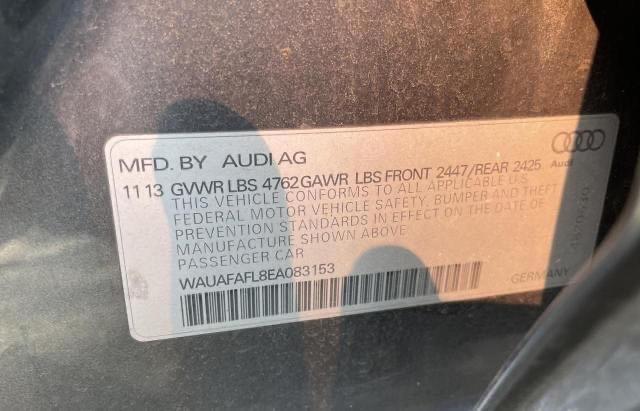 Photo 10 from auction – 2014 AUDI A4 PREMIUM with VIN WAUAFAFL8EA083153