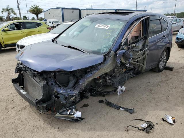 HONDA CR-V EX 2014 with VIN 3CZRM3H57EG700463 - Photo from auction