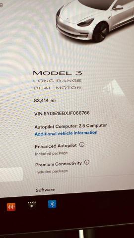 Photo 8 from auction – 2018 TESLA MODEL 3 with VIN 5YJ3E1EBXJF066766