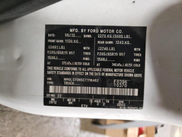 صورة رقم 14 من المزاد - 2012 FORD TRANSIT CO مع VIN NM0LS7DN5CT116462