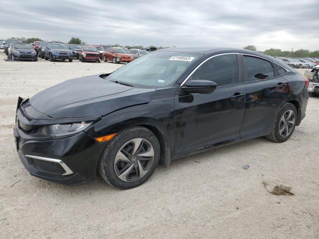 HONDA CIVIC LX 2019 with VIN 19XFC2F63KE019063 - Photo from auction
