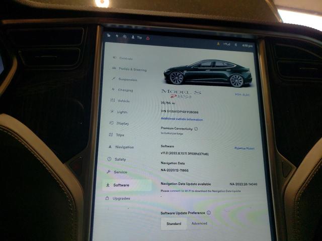 Photo 9 from auction – 2013 TESLA MODEL S with VIN 5YJSA1DP1DFP26086