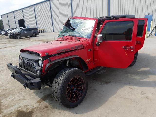 JEEP WRANGLER U 2015 with VIN 1C4HJWEG3FL527191 - Photo from auction