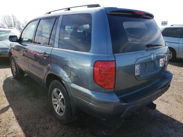 Photo 2 from auction – 2005 HONDA PILOT EXL with VIN 2HKYF18595H537600