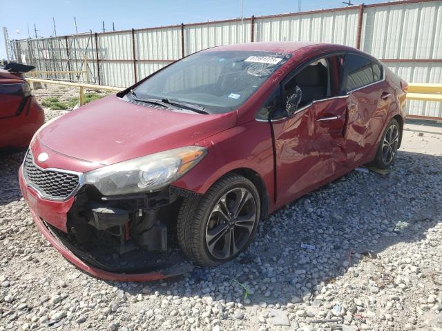 KIA FORTE EX 2014 with VIN KNAFX4A83E5102398 - Photo from auction