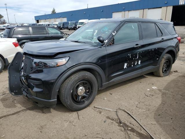 FORD EXPLORER P 2021 with VIN 1FM5K8AB4MGA06388 - Photo from auction