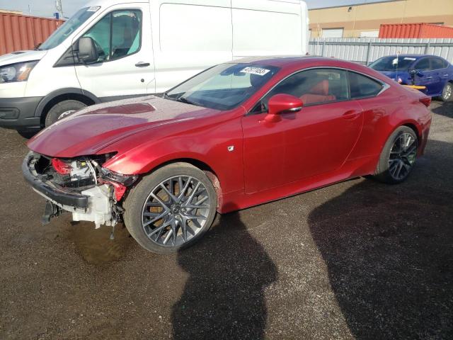 LEXUS RC 300 2017 with VIN JTHSM5BC1H5002466 - Photo from auction