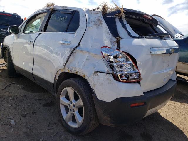 Photo 2 from auction – 2016 CHEVROLET TRAX LTZ with VIN KL7CJMSB6GB639513