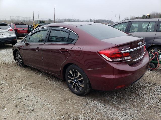 Photo 2 from auction – 2013 HONDA CIVIC EX with VIN 19XFB2F80DE283316
