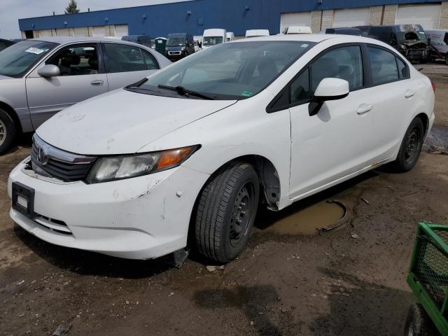 HONDA CIVIC LX 2012 with VIN 2HGFB2F56CH607475 - Photo from auction
