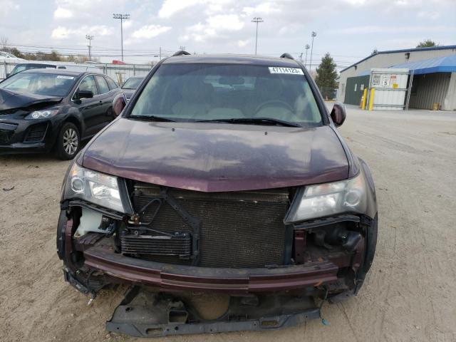 Photo 5 from auction – 2007 ACURA MDX TECHNO with VIN 2HNYD28487H550203