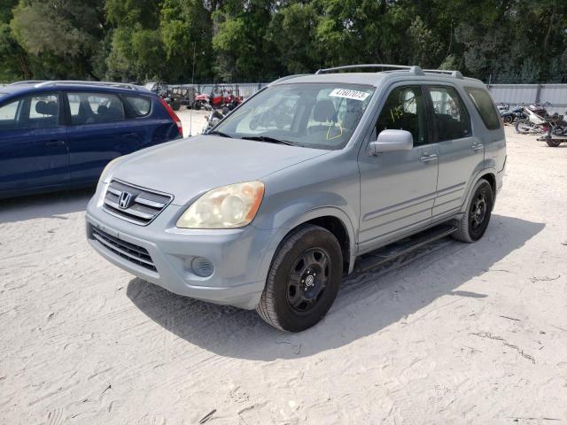 HONDA CR-V LX 2005 with VIN SHSRD68575U308945 - Photo from auction