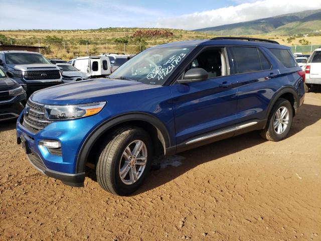 FORD EXPLORER X 2021 with VIN 1FMSK8DH5MGA63394 - Photo from auction