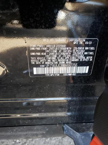 Photo 14 from auction – 2022 SUBARU FORESTER S with VIN JF2SKAJC8NH460356